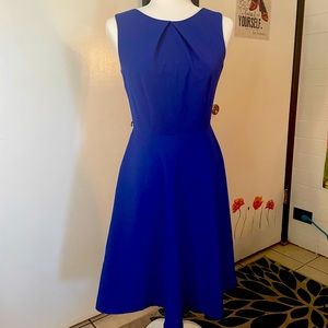 Royal blue a-line dress